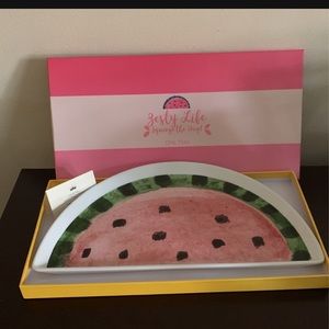 New in box Watermelon Zesty Life Collection plate.   Summer vibes!